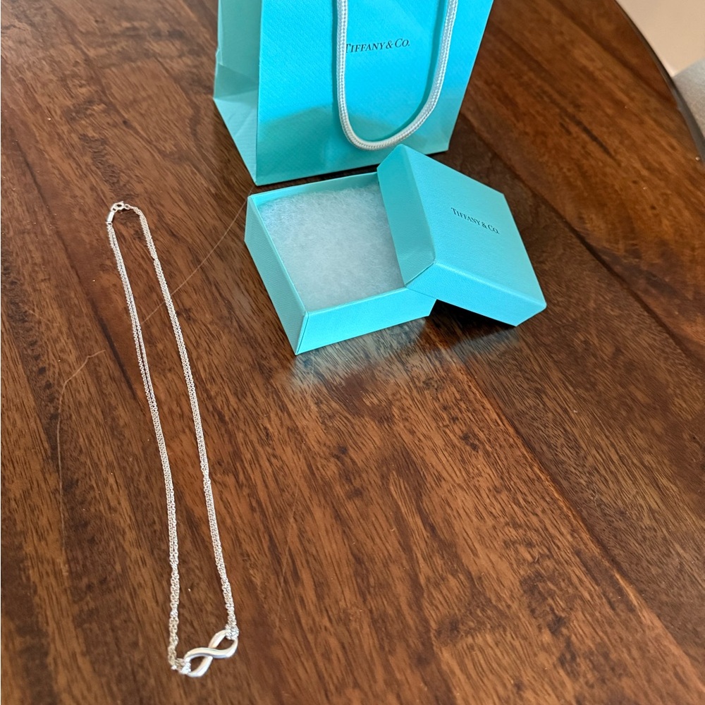 Tiffany & Co. Sterling Silver Infinity Necklace